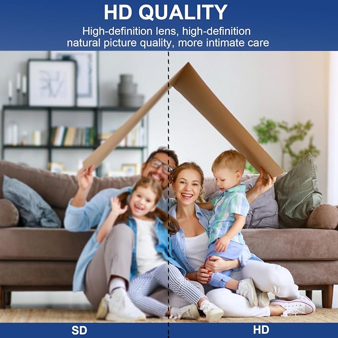 senri 3 Pack Mini Security Camera, 1080P HD WiFi Home Indoor Outdoor Camera - Image 2