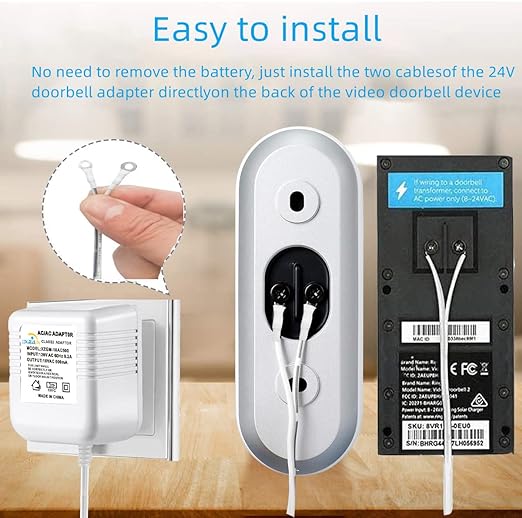 Video doorbell Special Power Transformer, 18V500MA Ring doorbell Power Adapter - Image 2