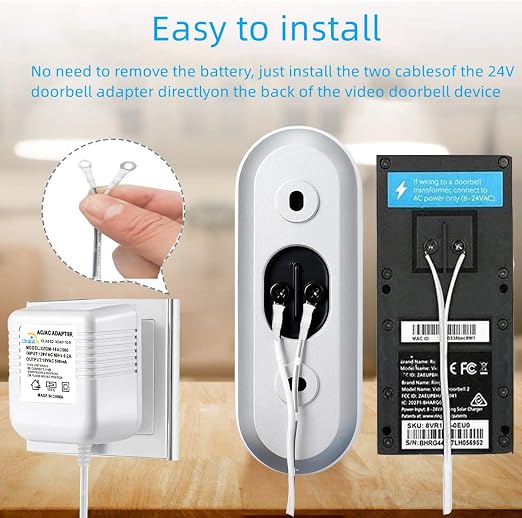 Visual Doorbell Power Adapter 18V 500mA Compatible - Image 3