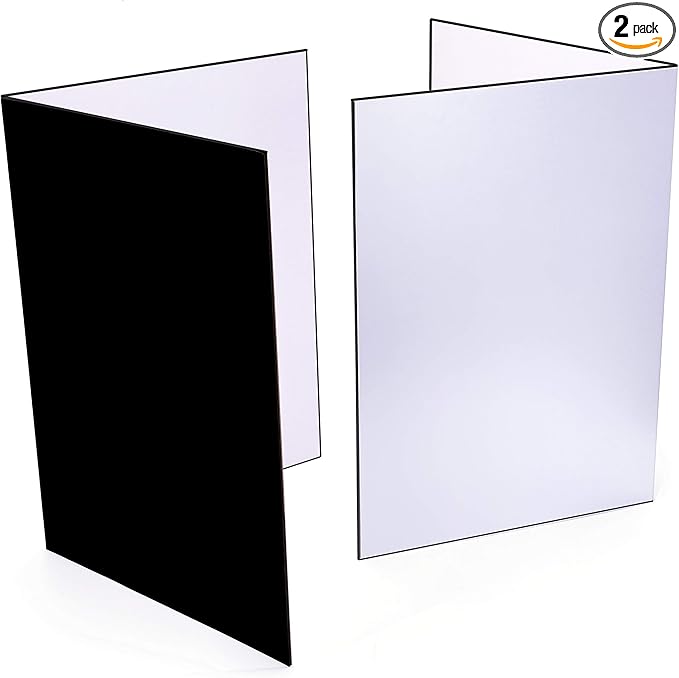 Light Reflector 3 in 1 Photography Reflector Cardboard, A4 Size Folding Light by HHDFETG