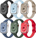 6 Pack Thin Bands Compatible by SLIMBAND
