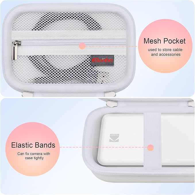 Elonbo Carrying Case for KODAK Step Instant Smartphone Photo Printer, Portable - Image 3