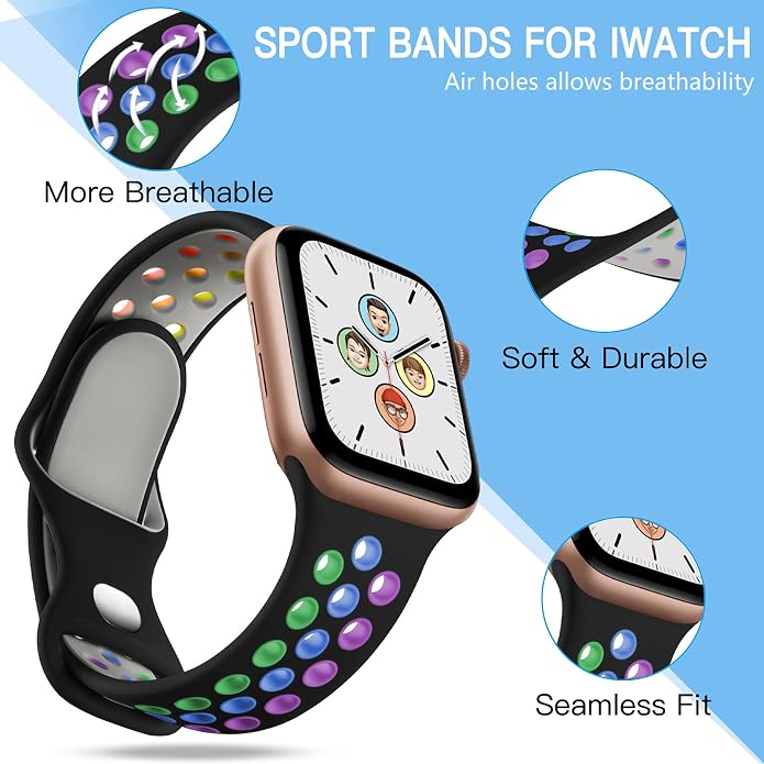 Adorve 4 Pack Sport Bands Compatible - Image 2