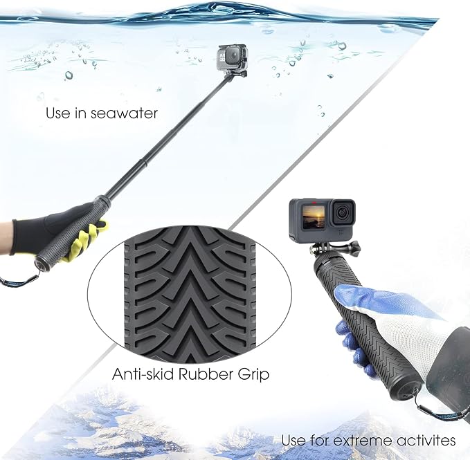 SOONSUN 3in1 Aluminum Waterproof Selfie Stick - Image 8
