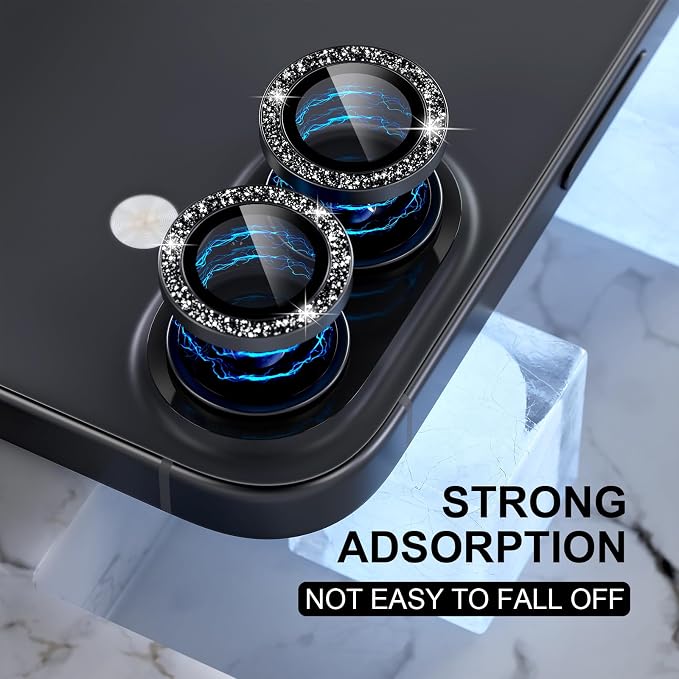 Choiche Compatible for iPhone 17 Camera Lens Protector Bling, 9H Tempered Glass - Image 6