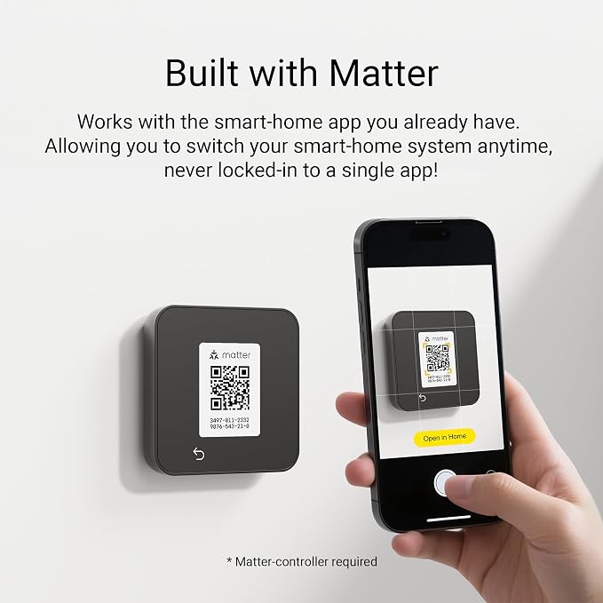 Lux TQX Thermostat with Remote Sensor, WiFi Thermostat Works with Matter - Image 4