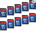 SD Card 8GB, High Speed Full HD Video Recording Secure Digital Cards by READYXIO