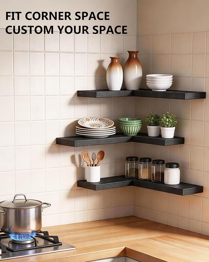 WALI Floating Shelves for Wall, 1 Tier Bathroom Storage Shelf Over Toilet - Image 7