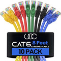 Ultra Clarity Cables Cat 6 Ethernet Cable 8 Ft, Cat6 Patch Cable, High Speed by UltraClarityCables