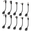 Cat 6 Ethernet Extension Cable 10 Pack，Multiple by Togconn