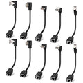 Cat 6 Ethernet Extension Cable 10 Pack，Multiple by Togconn