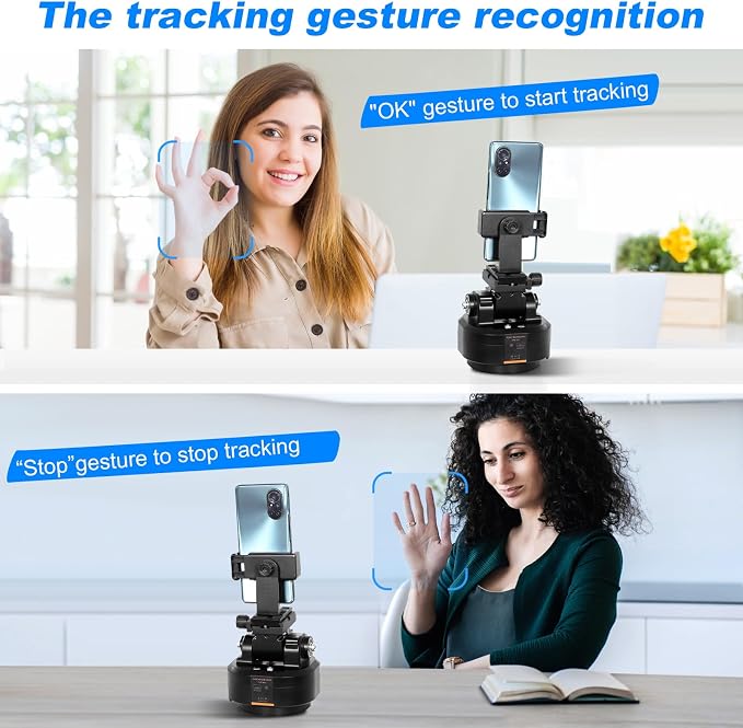 Soonpho M6 Auto Face Tracking Motorized Rotating Panoramic Tripod Head - Image 3