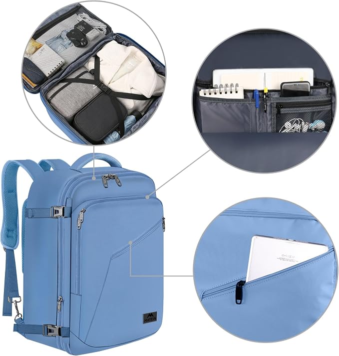 MATEIN Cute Backpack for Women, Nurses Teacher, Expandable Water Resistant - Image 8