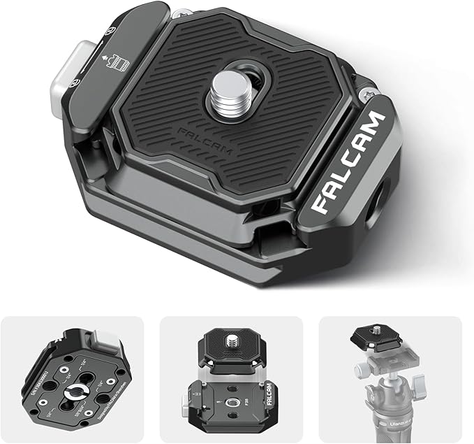 ULANZI F38 Multi-Hole Camera Quick Release Plate Kit, w 1/4" to 3/8" Screw by ulanzi