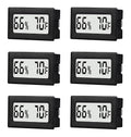 6 Pack Mini Small Digital Hygrometer Thermometer Indoor Temperature and by TASOGEN