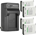 Kastar 4-Pack EN-EL19 Battery and AC Wall Charger Replacement by Kastar