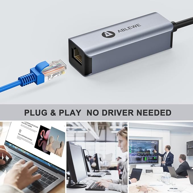 Vilcome USB 3.0 to 100/1000 Gigabit Ethernet LAN Network Adapter, Driver Free - Image 6