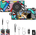 Mini Keychain Digital Camera, 1440P Video, 2MP Photos, 16GB Card, Type C by Dienspeak