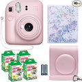 Fujifilm Instax Mini 12 Instant Camera Blossom Pink + Fuji Film Value Pack + by FUJIFILM