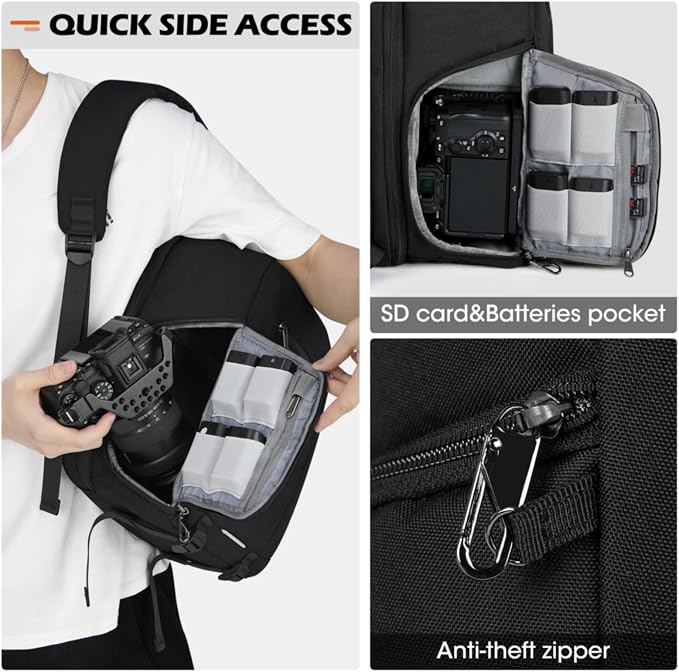 SDYSM Camera Bag Backpack Professional - Image 3