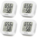 Vaikby Indoor Thermometer 4Pack, Humidity Gauge Meter Digital Hygrometer Room by Vaikby