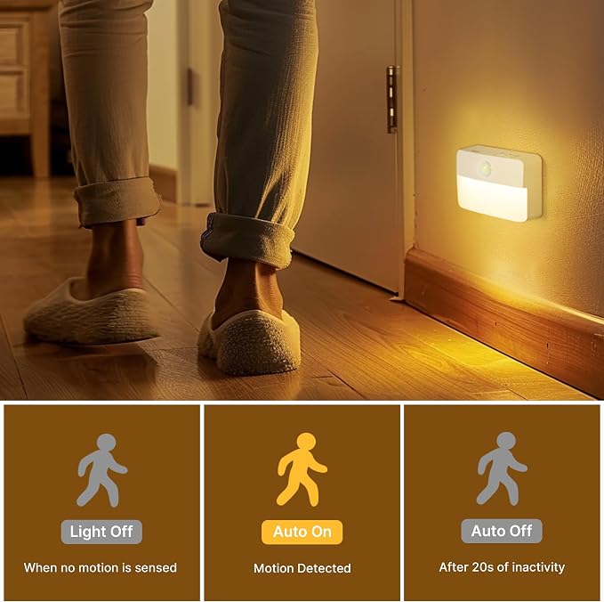 3 Pack Rechargeable Motion Sensor Stair Lights - Image 7