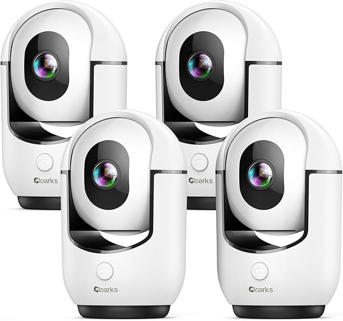 Cloarks 2K Pan/Tilt Security Camera, WiFi Indoor Cameras by Cloarks