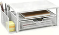 Spacrea Desk Organizer and Accessories, Computer Monitor Stand Riser by Spacrea