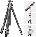 NEEWER LITETRIP LT38 61" Travel Tripod Carbon Fiber by Neewer