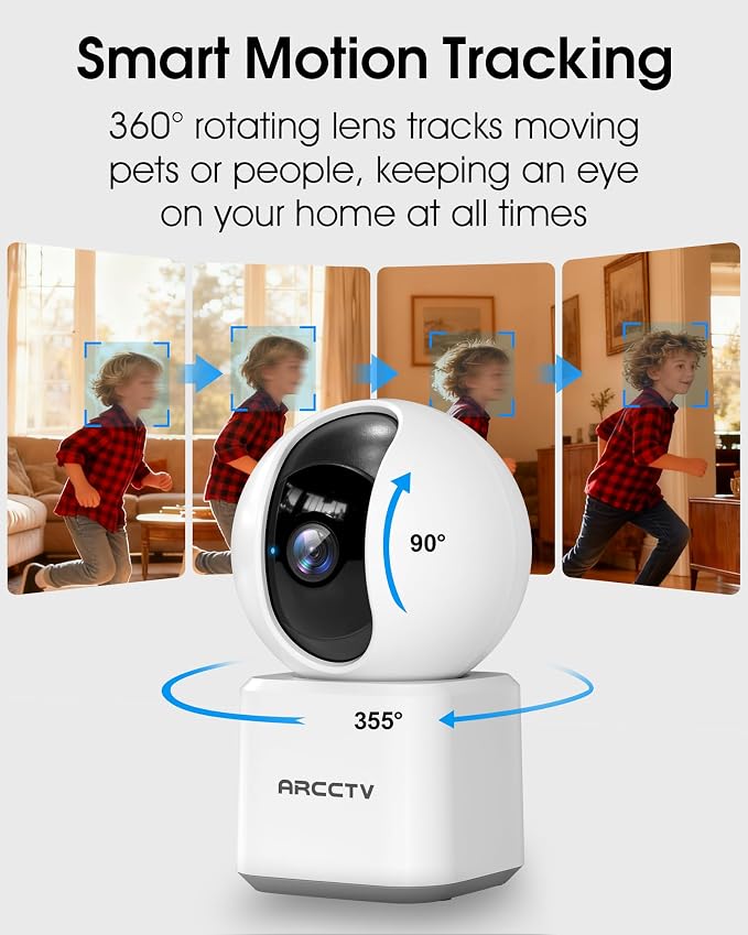 ARCCTV Cameras for Home Security, Pet Camera - Image 6