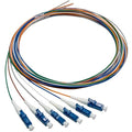 6 Strand Singlemode 9/125 LC-UPC Fiber Pigtail, Fiber Optic Pigtail, 1.5 Meters by Bangun