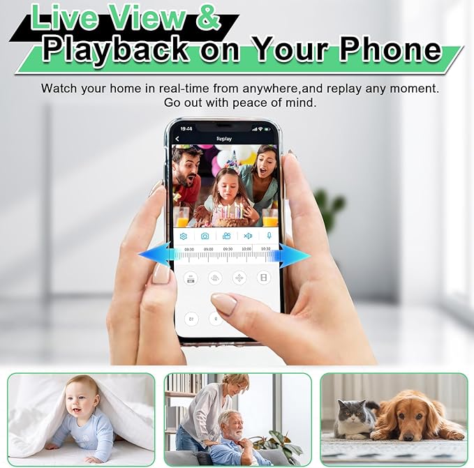 WiFi Hidden Camera with APP Control, Spy Cam with Motion Detection, Indoor - Image 3