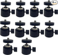 Universal 1/4" Swivel Mini Ball Head Tripod Mount, 360 Degree Rotating Adapter by NVRTTRR