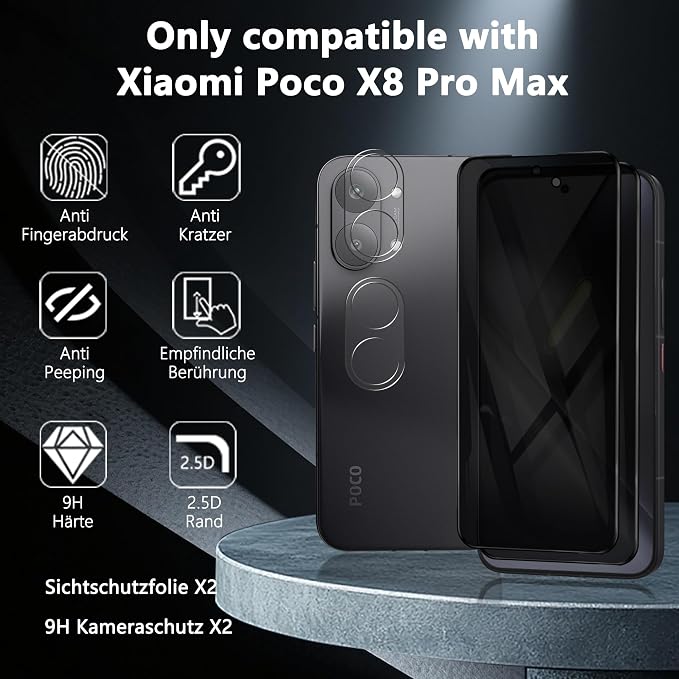 2+2 Pack Privacy Screen Protector - Image 7