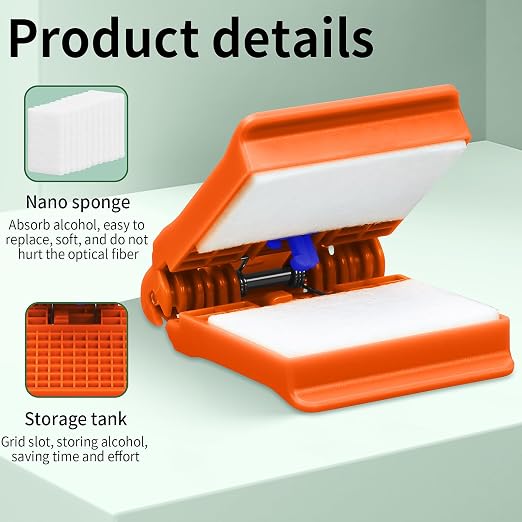 A-07 1PCS Equipped with 10 Replacement cores Fiber Optic Cleaning Wipe - Image 5