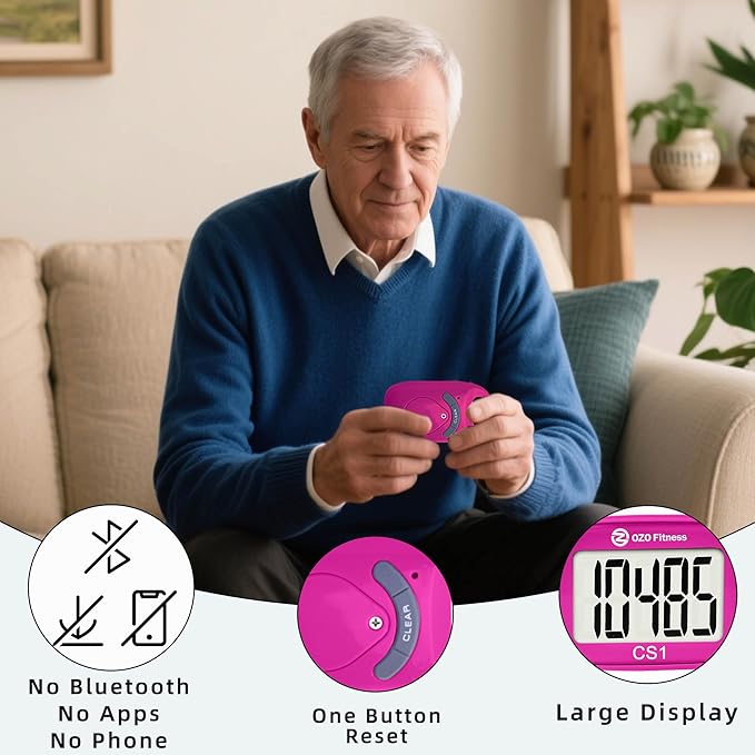 Clip-on 3D Pedometer for Walking Steps Counter - Image 5