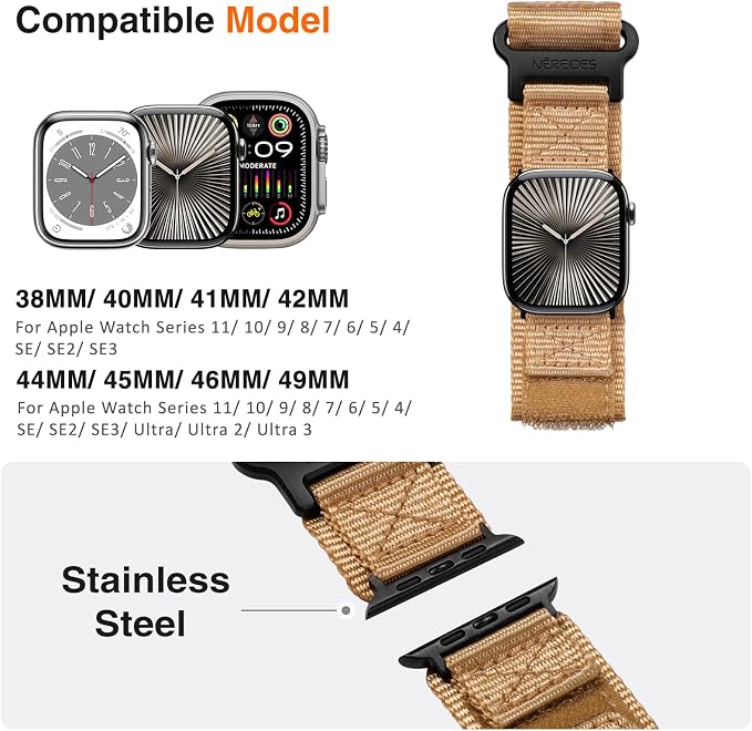 Nereides Compatible with Apple Watch Series 11 Band Series - Image 4