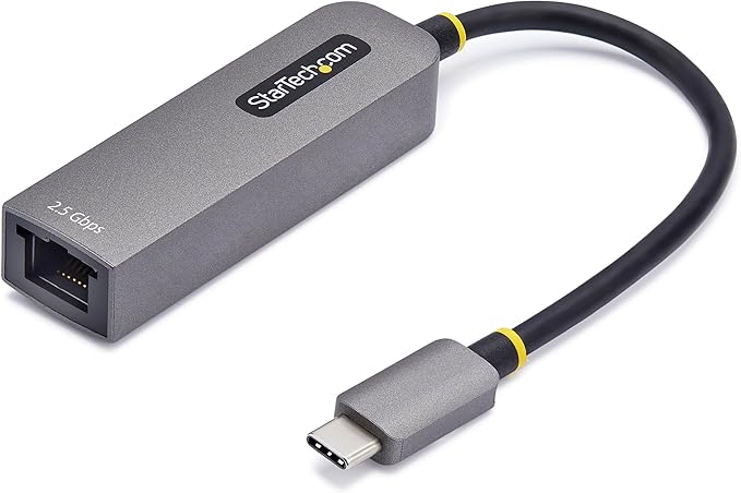 StarTech.com 2.5GbE USB-C to Ethernet Adapter, 100W PD Pass-Through, NBASE-T NIC by StarTech