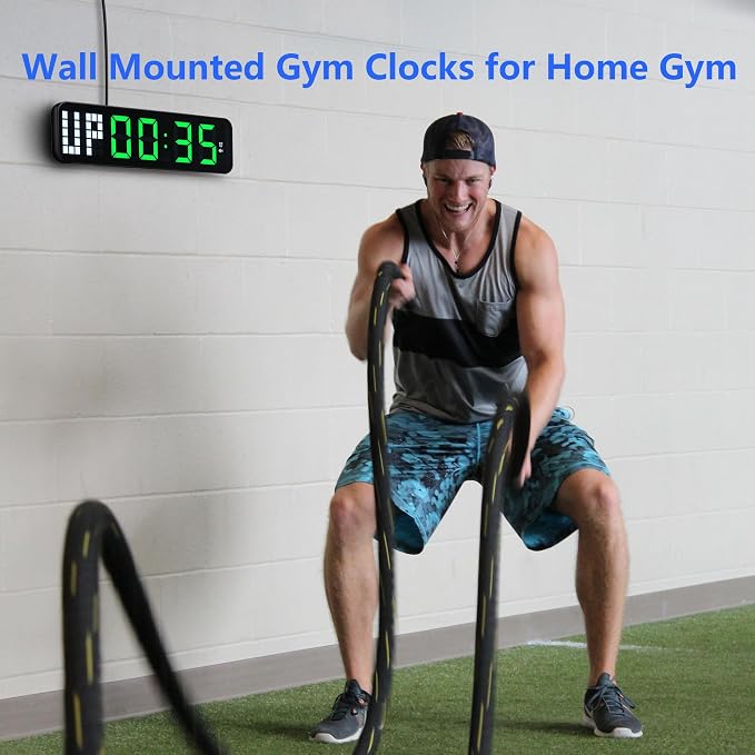 Gym Timer 15'' Large Wall Clocks - Image 4
