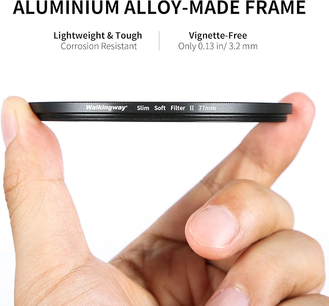 Walking Way 67MM White Pro Mist Diffusion Lens Filter, Dreamy Fog & Soft Glow - Image 4
