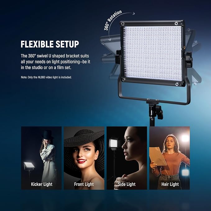 NEEWER Bi Color LED Studio Light - Image 6