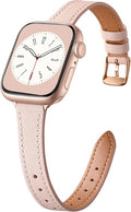 Charlam Slim Leather Band Compatible by Charlam