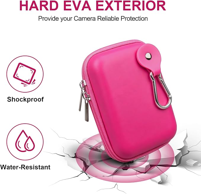 Lacdo Camera Carrying Case for Canon PowerShot ELPH 360/200/185/180/190/350 - Image 6