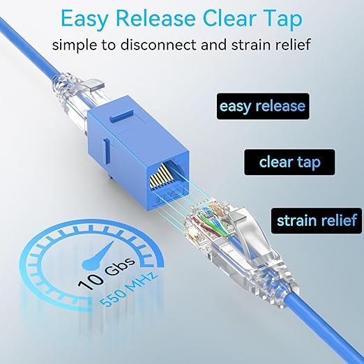 Sokqovt Cat6a Patch Cables Slim 7ft, Flexible Cat6 Ethernet Cable 10G 550MHZ - Image 6