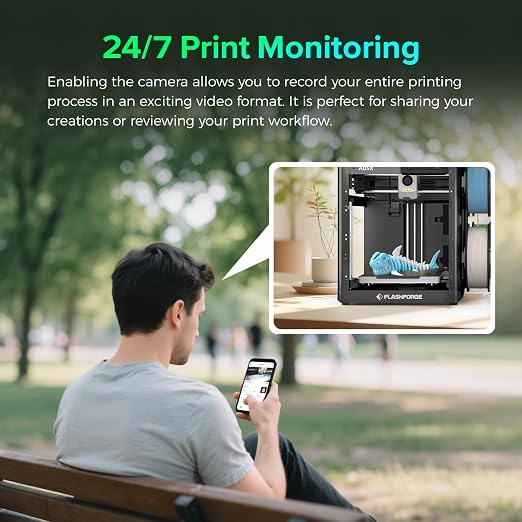 FLASHFORGE Camera Kit for Adventurer 5M/Pro/AD5X 3D Printer, Real-time and - Image 4