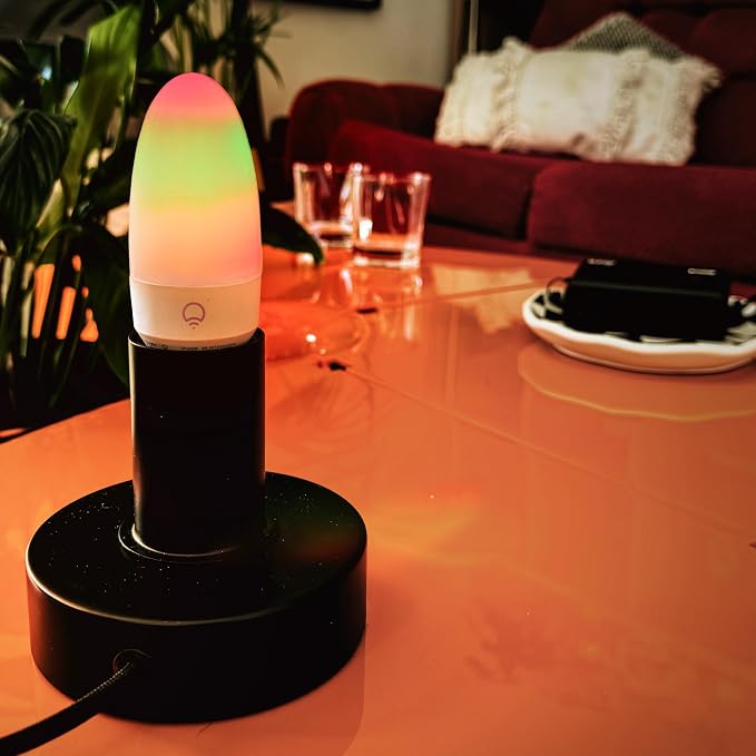 LIFX Color Smart Candle LED Bulb, E26 Base, Wi-Fi RGBW Flame Effect - Image 3