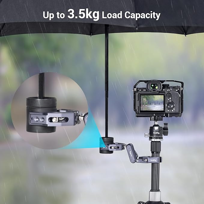 SMALLRIG Double Clamp Mount, Super Clamp Arm, - Image 2