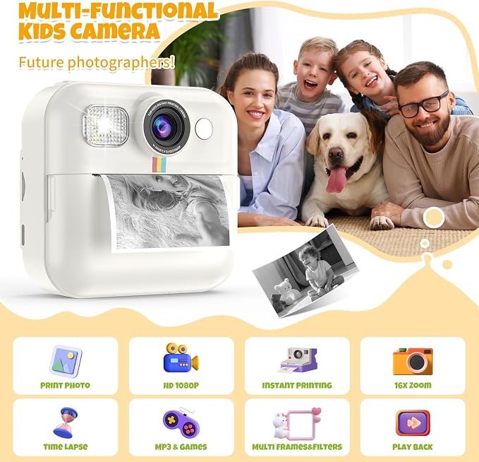 Kids Camera Instant Print Birthday Gifts - Image 2
