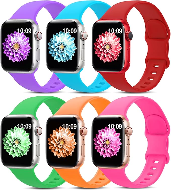 6 Pack Sport Bands Compatible by AMSKY