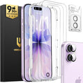 UNBREAKcable iPhone 17 Screen Protector 3-Pack, Upgraded Dual-Tempered Glass + by UNBREAKcable